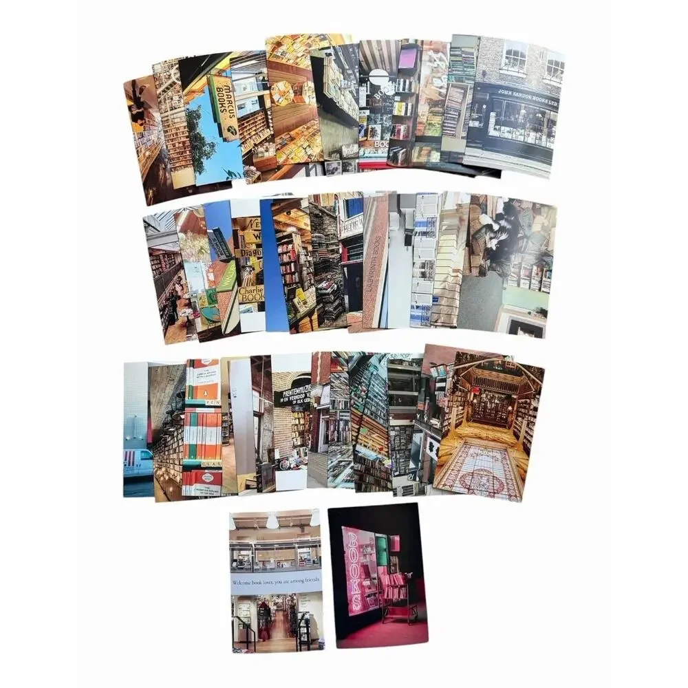 Large Mixed Postcard Lot Art Travel Bookstores Advertising Vintage Lot Of 55